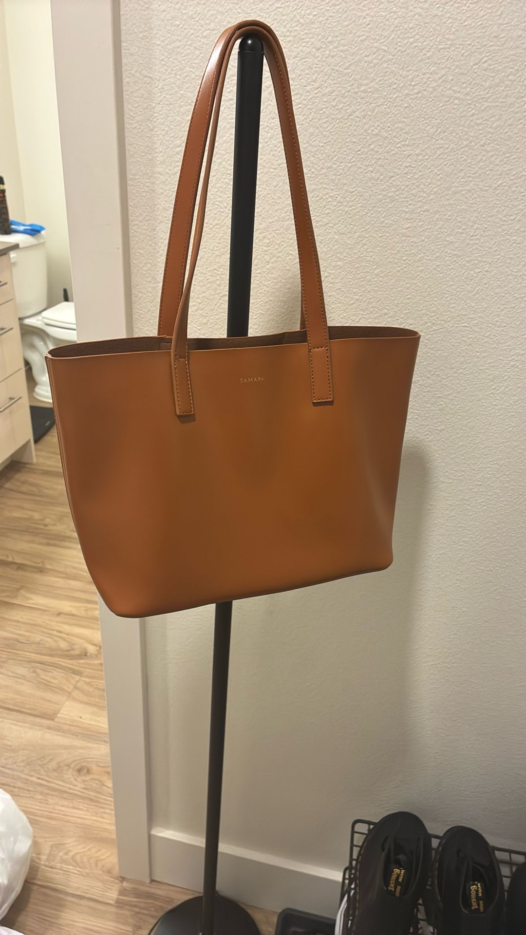 Samara Vegan Leather Small Tote Bag
