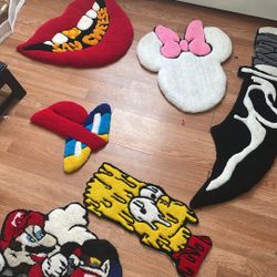 Ghost Face Scream Mask Rug