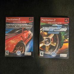 Need for speed underground both 1 and 2