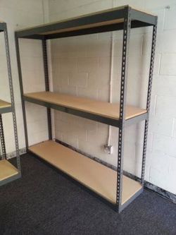Garage Shelving 72 in W x 18 in D Storage Office Supply 3 Tier Racks Stronger Than Homedepot Lowes And Costco Delivery Available