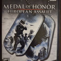 Vintage PS2 PlayStation 2 Game Medal of Honor European Assault Collectible
