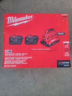 Milwaukee M18 charger with forge batteries