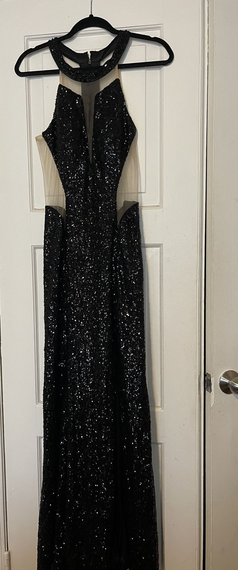 Cinderella Divine Black Sequin Dress