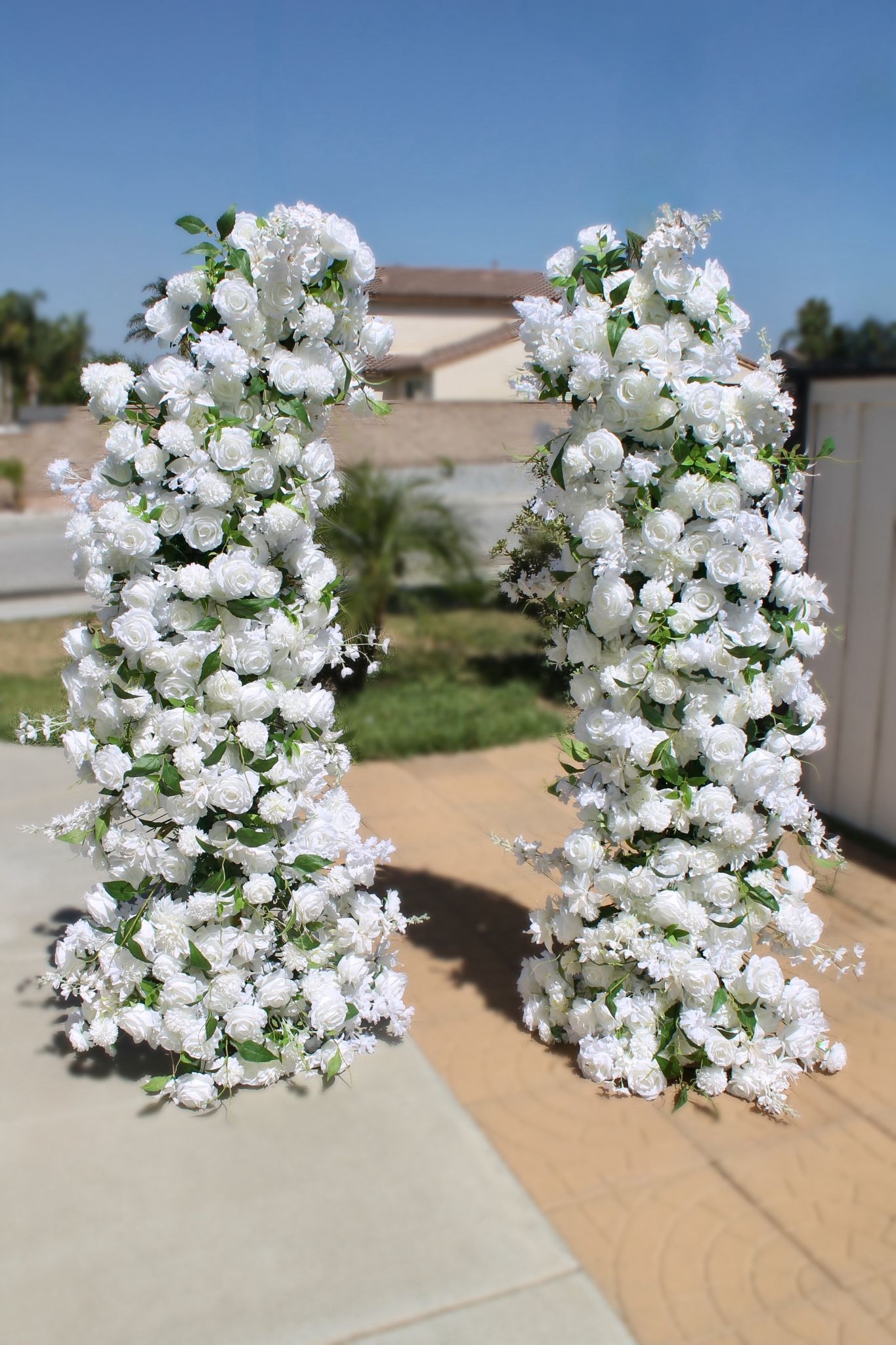Flower Arch Pillars