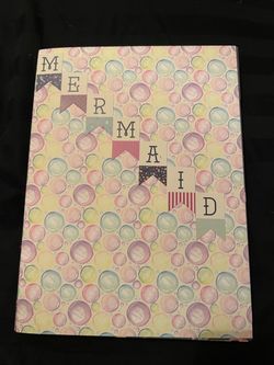 Handmade mermaid junk journal