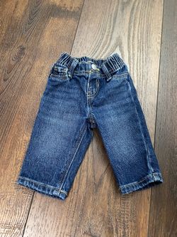 Boys blue jeans size 0/3 months by Old Navy #11