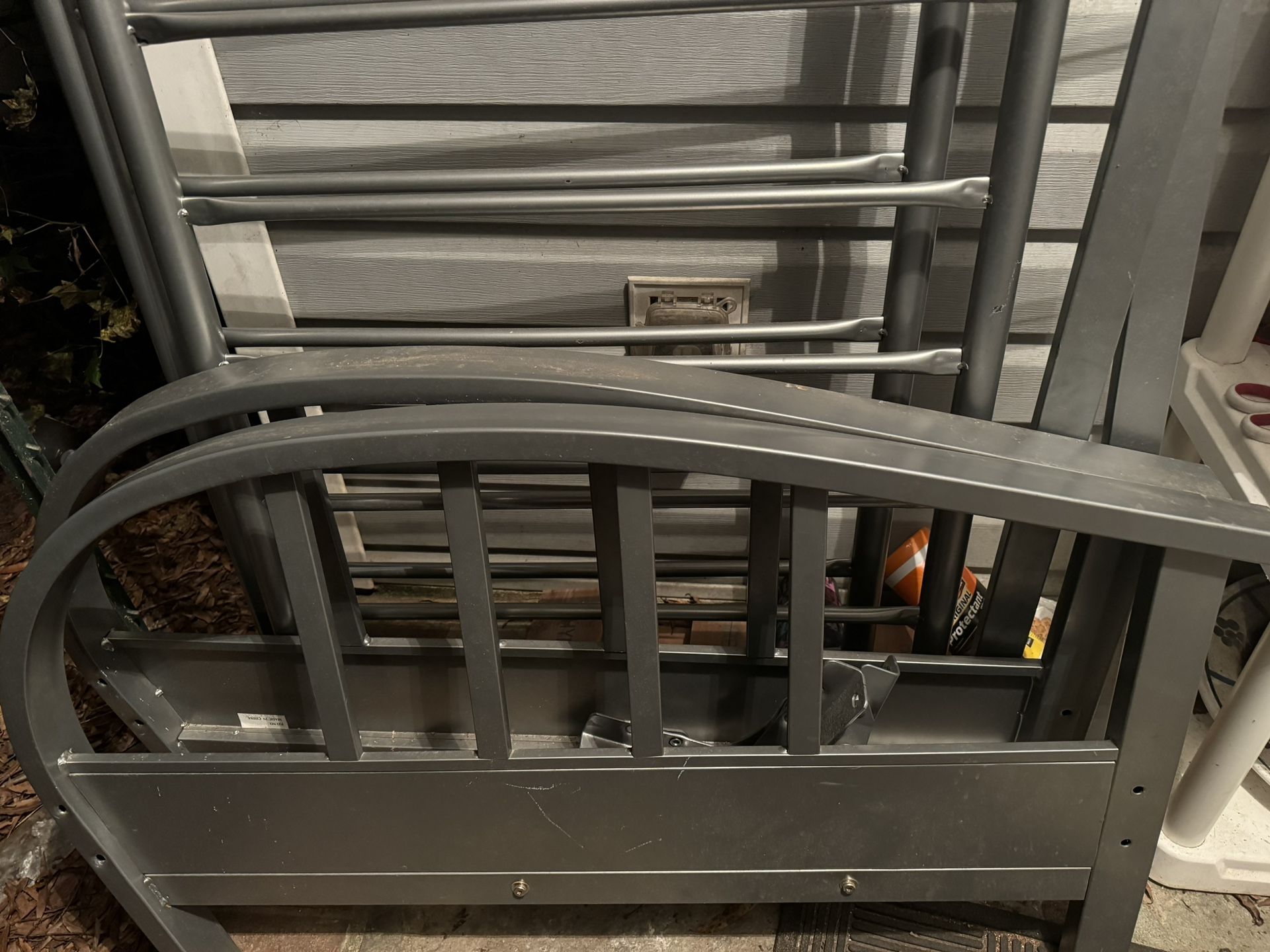 Silver Futon Couch