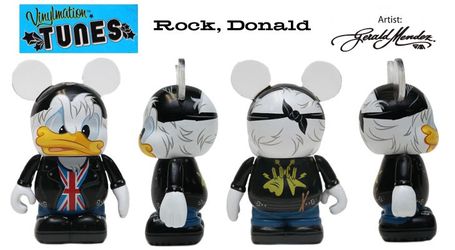 Disney Vinylmation 3” Tunes - British Rock Donald Duck (Gerald Mendez, 2012)
