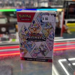 Prismatic Evolutions Booster Bundle • TRADE INS WELCOME