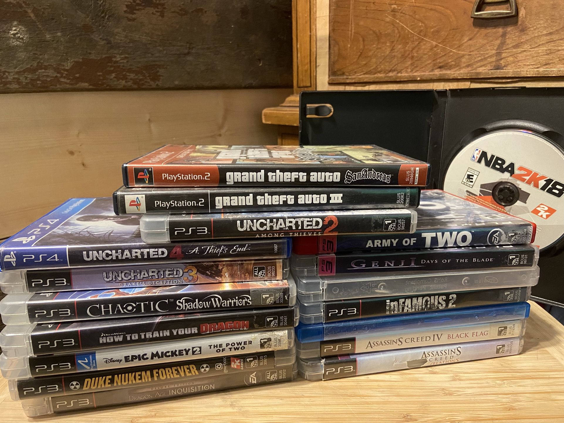 PS4 PS3 PS2 Games Bundle
