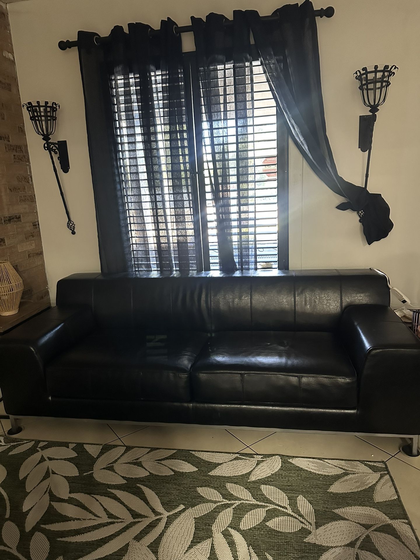 Leather Sofa 