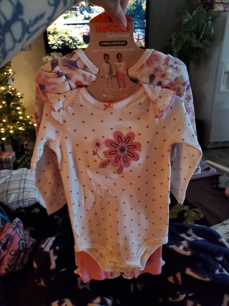 9months 2 Sets Baby Clothes