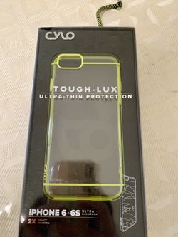 CYLO IPhone 6/6s case sheer with yellow trim