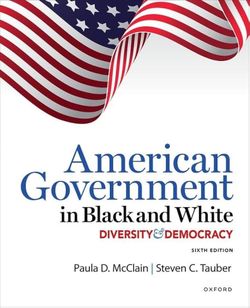 American Government in Black and White (Diversity And White) Paula D McClain & Steven C. Tauber 