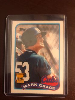 Mark Grace Topps Rookie Card