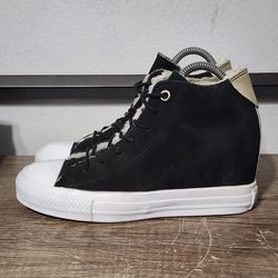 Converse Chuck Taylor All-Star Lux Mid Hidden Wedge Women's Shoes Size 8