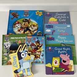 Kids books Bundle Peppa Pig Bluey Paw Patrol