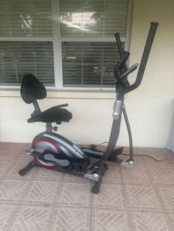 3 in 1 trainer , recumbent , upright ,and elliptical exercise workout bike