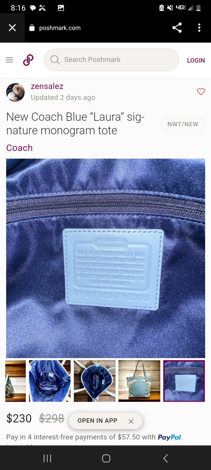Coach Purse