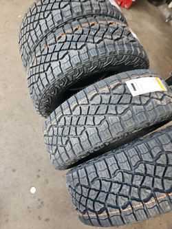 New set of tires Goodyear 305 70 18 lt