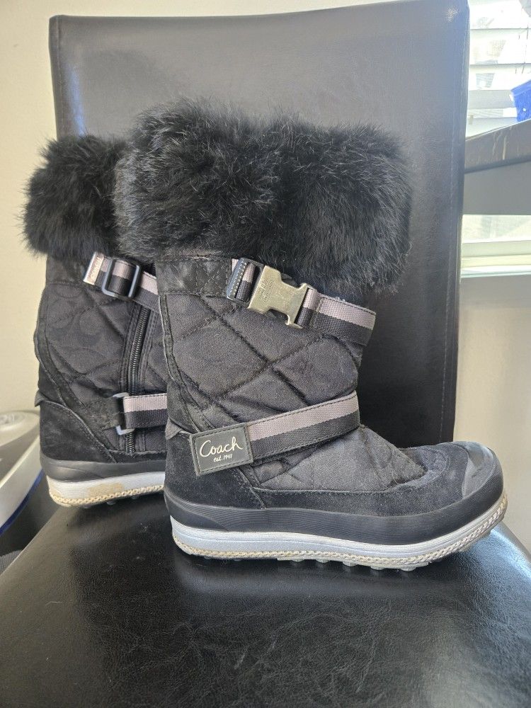 Coach Snowboots Women's Size 6 1/2