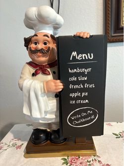 Fat chef menu holder