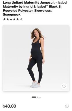 Black Maternity Jumpsuit