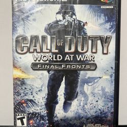 Ps2 Call Of Duty World At War