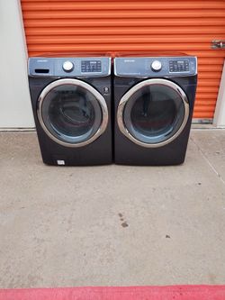 Nice washer and dryer set.