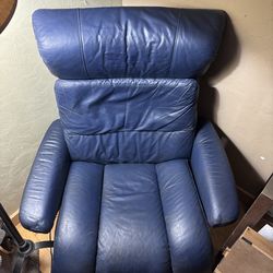 Ekornes Recliner and Ottoman