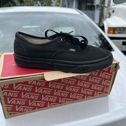 Black Vans 