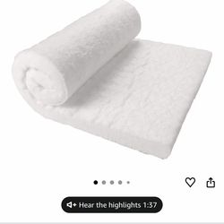 Ceramic Fiber Insulation, 1" Thick x 12" x 24", 2400F Fireproof Insulation Blanket, 3023E