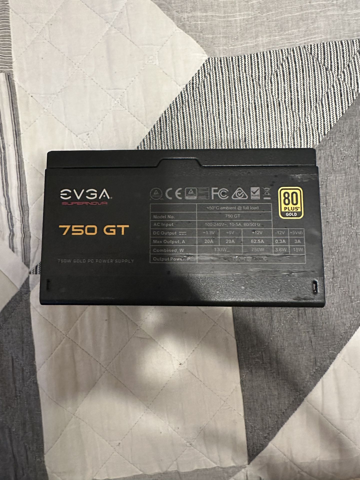 EVGA 750 GT PSU