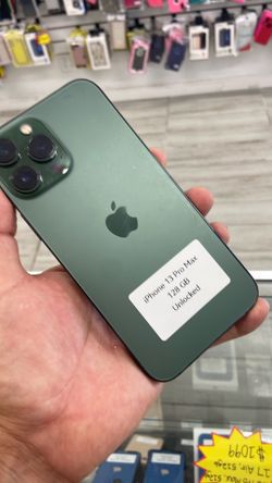 13 pro max unlocked. Cash or $50 down w approval