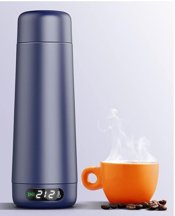 Travel Kettle Portable Electric Kettle With LCD Display 370ml