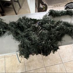Grass Ghilliey Suit for Men 3D Camouflage Hunting Suit Jacket and Pants Set New