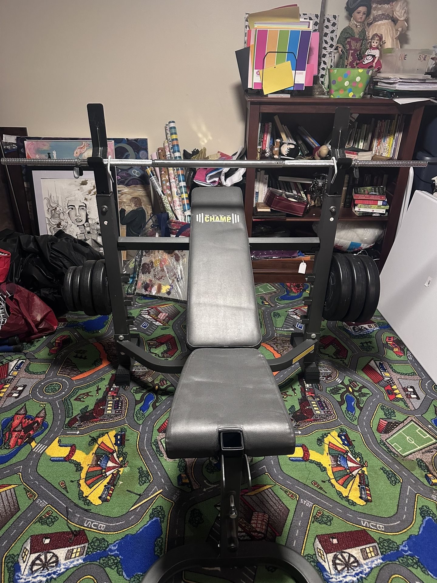 Bench Press And Weights