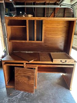 Wooden desk
