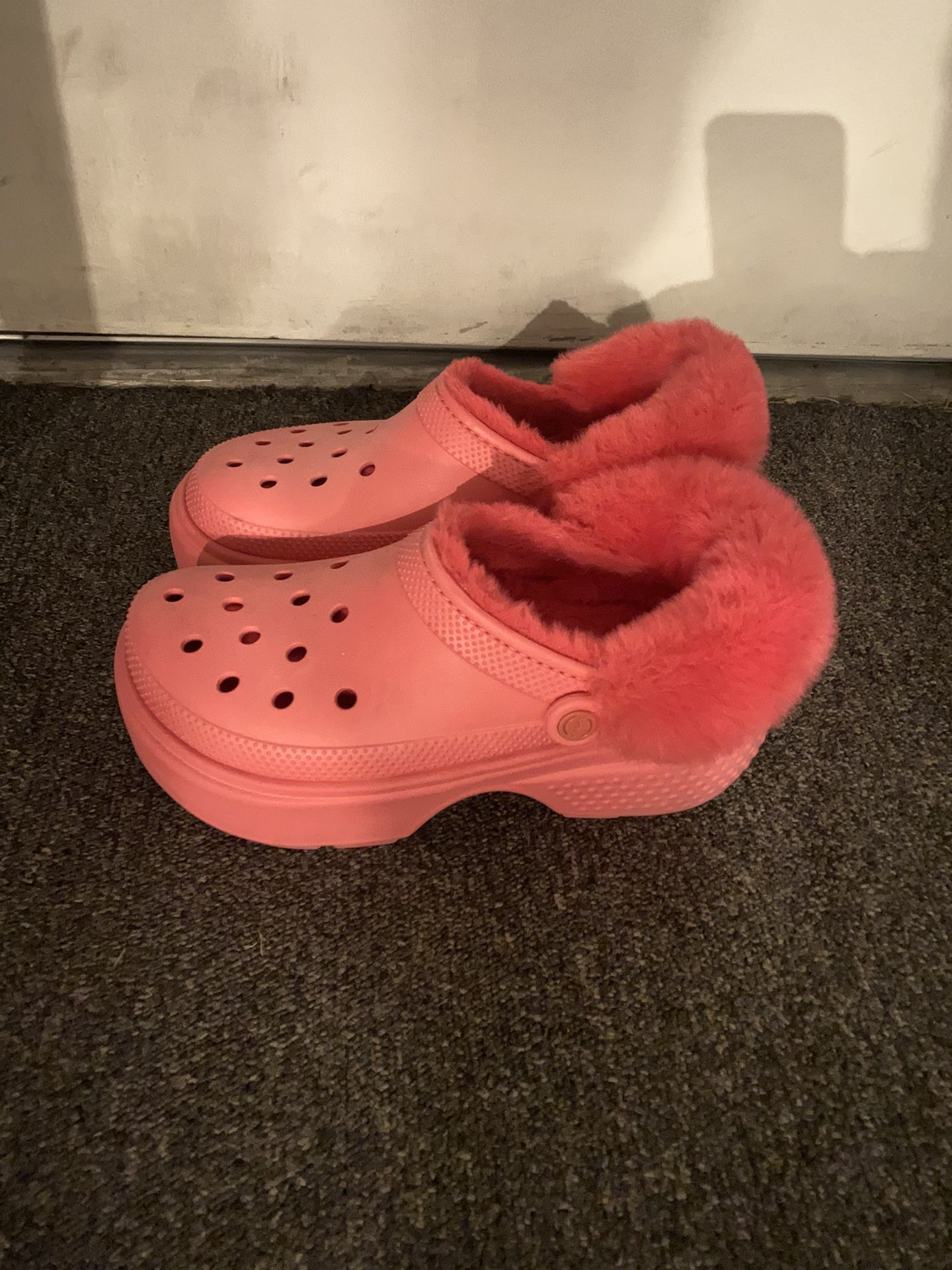 Pink Crocs