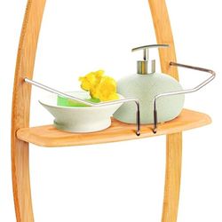 Bamboo Shower Caddy Organizer