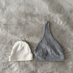 Two Newborn Beanies