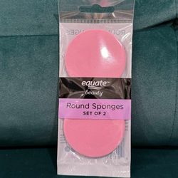 Brand New Equate Round Beauty Sponges 