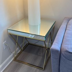 Mirrored End Tables