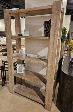 Solid Melina Wood Bookcase