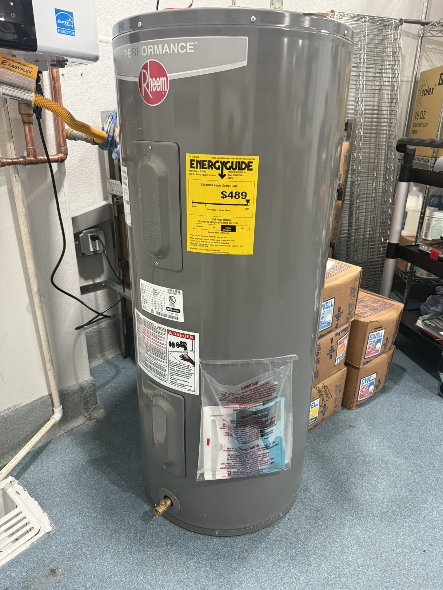 Rheem water heater