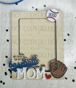 Baseball Mom frame (wallet size)