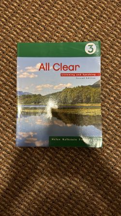 All Clear: Listening and Speaking