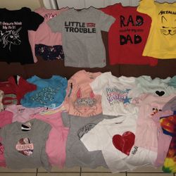 Girls Shirts (size 2T - 4T)