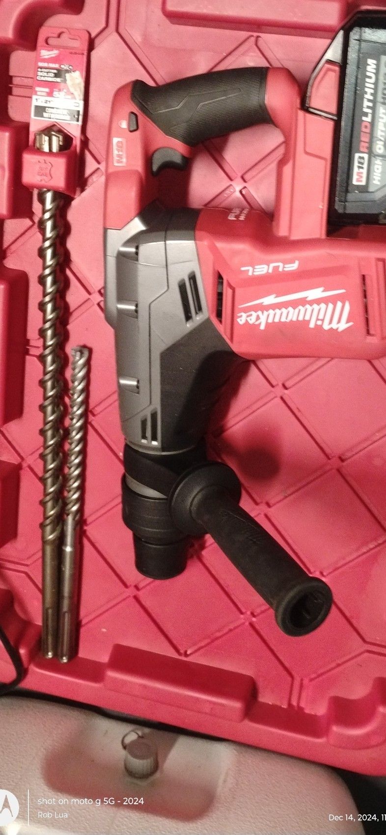 Milwaukee 18v SDS Fuel Roto hammer