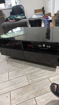 Black coffee table